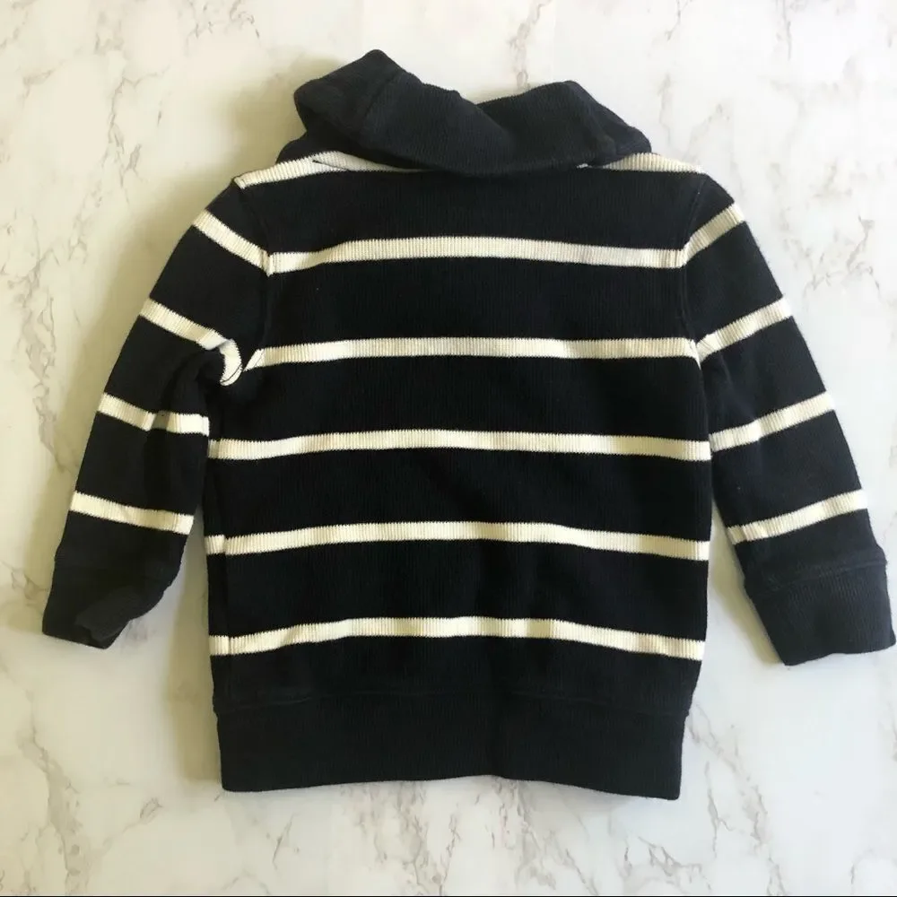 Gap Striped Toddler Sweater Navy 12-18 Months
